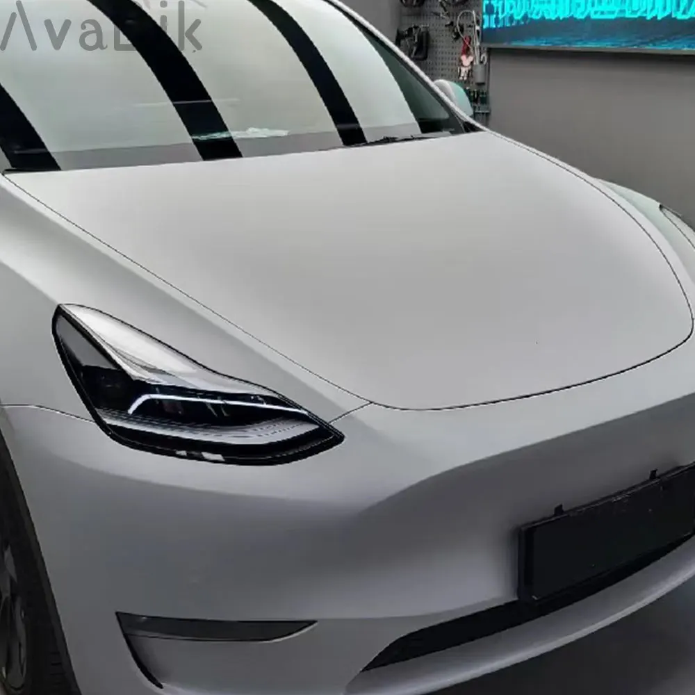 30/50cm x50/100cm volcanic ash Vinyl Car Wrap Film PET bubble free Anti-scratch Waterproof Stickers For for Most Car Motorcycle