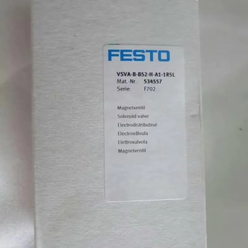 

Parts for FESTO Festo, Solenoid Valves VSVA-B-B52-H-A1-1R5L 534557