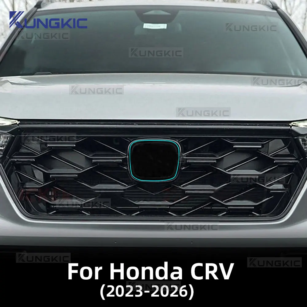 Para Honda CRV CR-V 2023-2026 frente del coche en emblema precortado oscuro ahumado tpu PPF película de protección antiarañazos accesorios exteriores