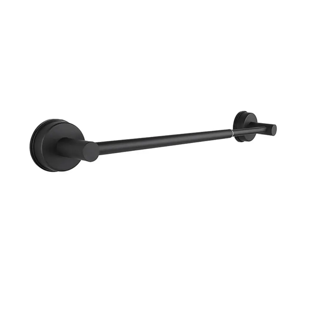 Stainless Steel Adjustable Towel Bar Suction Cup Single Bar Towel Holder Wall-mounted Retractable Extendable Towel Rack