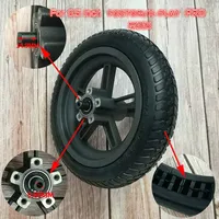 Tubeless tire Scooter Tyres Rear Hub for M365 PRO 8.5 Inch Rear Hub Damping Solid Hollow Non-Pneumatic Tires Honeycomb