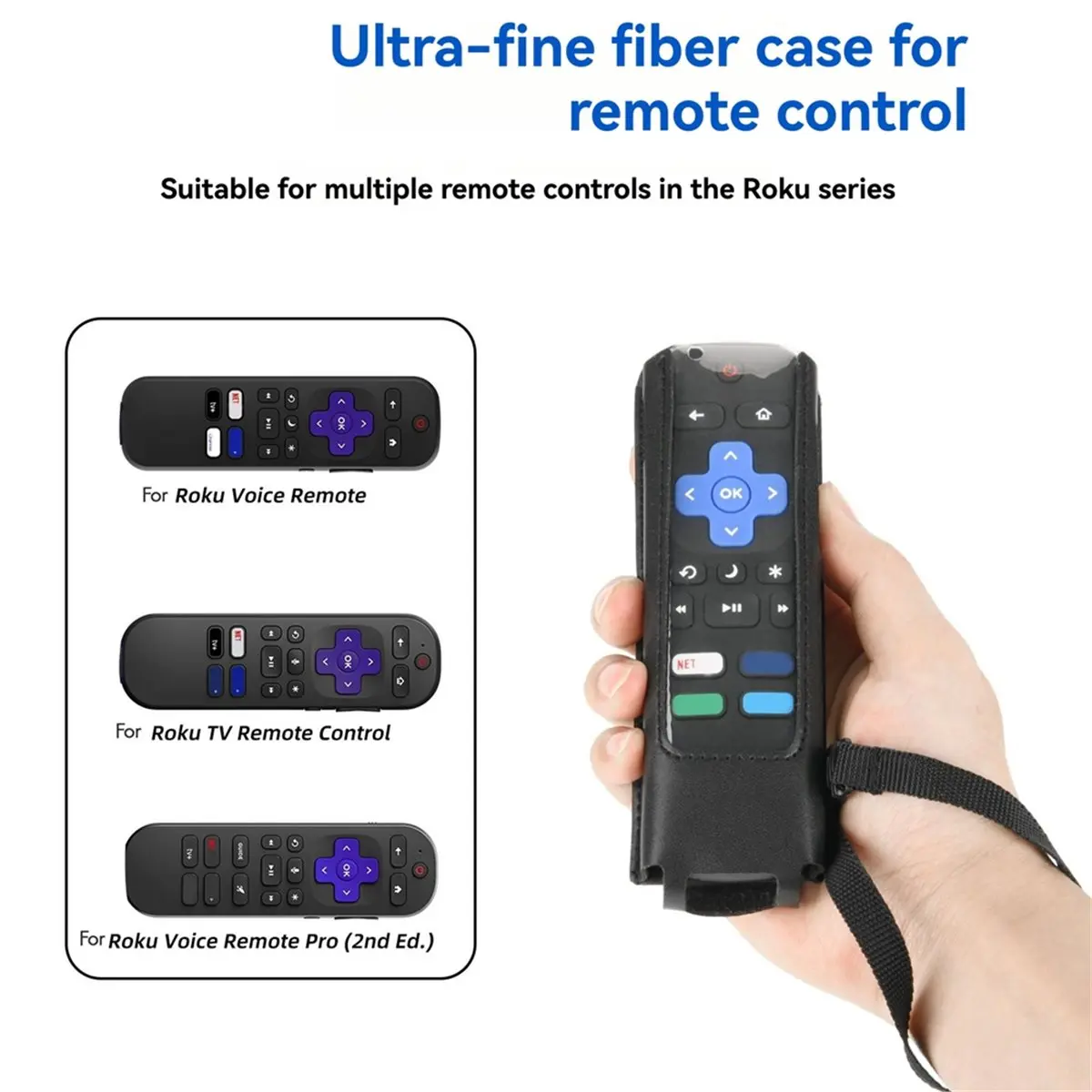 Digital Essentials Protective Case for Voice Remote Pro Portable Handheld Remote Control Protective Case for Series
