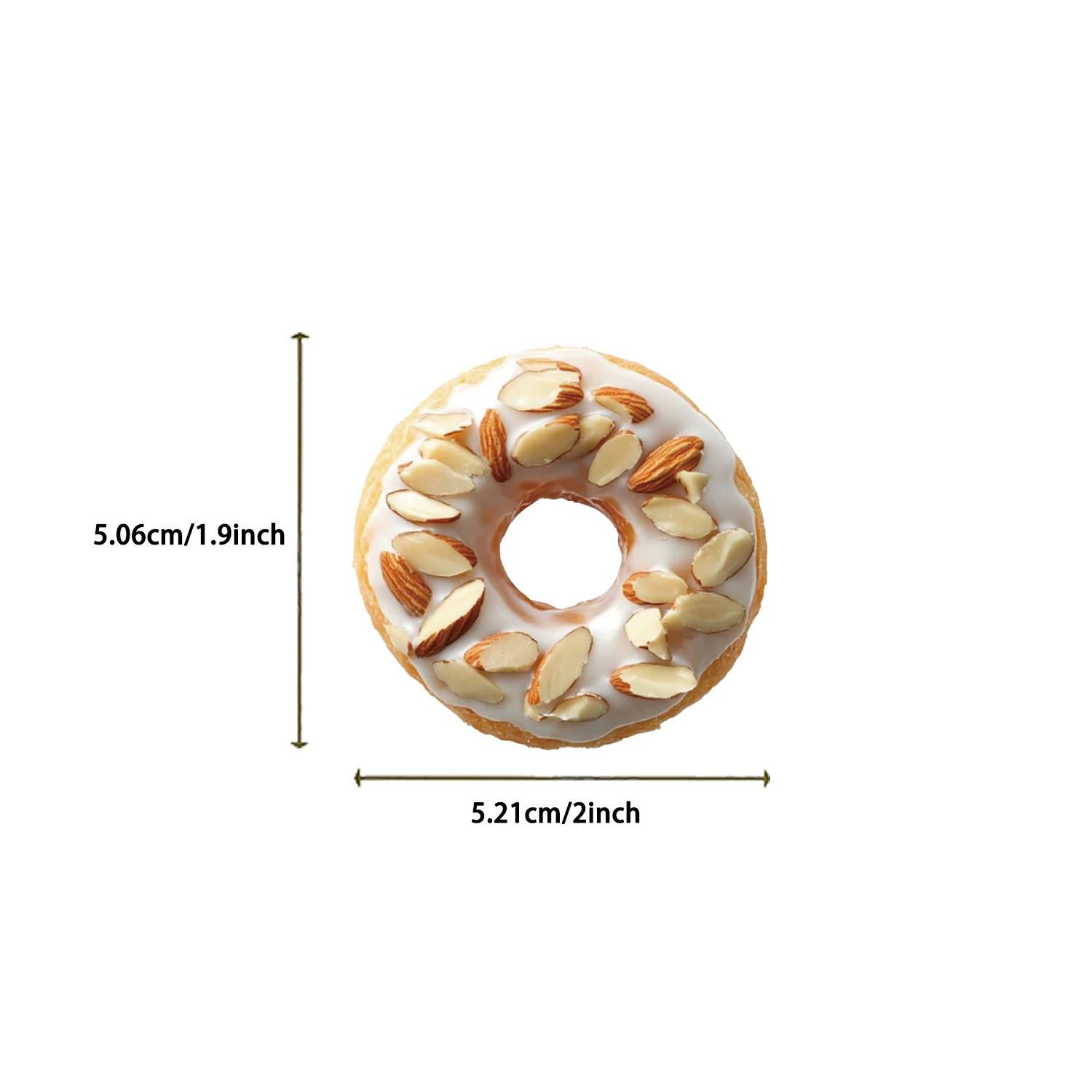 50 قطعة من ملصقات الحيوانات الأليفة على شكل دونات حلوة، مواد محمولة رائعة، حافظات هواتف، حقائب الكمبيوتر المحمول، أكواب مياه، ملصق PET مقاوم للماء