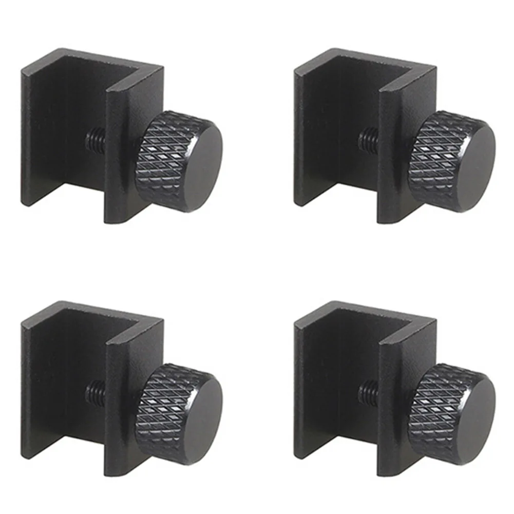 4 Stück Aluminium verstellbarer Bettclip 3 Heizbett klemme für Bau plattform 3d-Drucker Hotbed Build Plattform halter