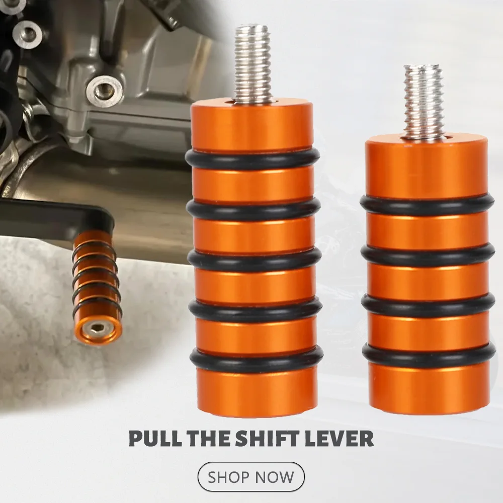 

Motorcycle Parts 690 DUKE Rear Brake Pedal Shift Lever Toe Peg Step Plate For 890 790 690DUKE R 1290 SUPER DUKE GT/R 1190 RC8R