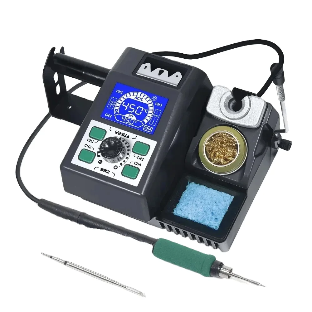 

YIHUA 982 Repaid Heating Soldering Iron Station with C245 Solder Iron Handle Electronic Welding Rework Station