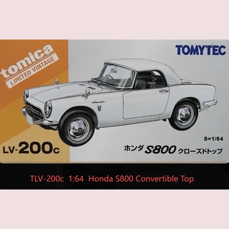 

TOMY TLV-200c 1:64 scale alloy car model S800 Convertible Top