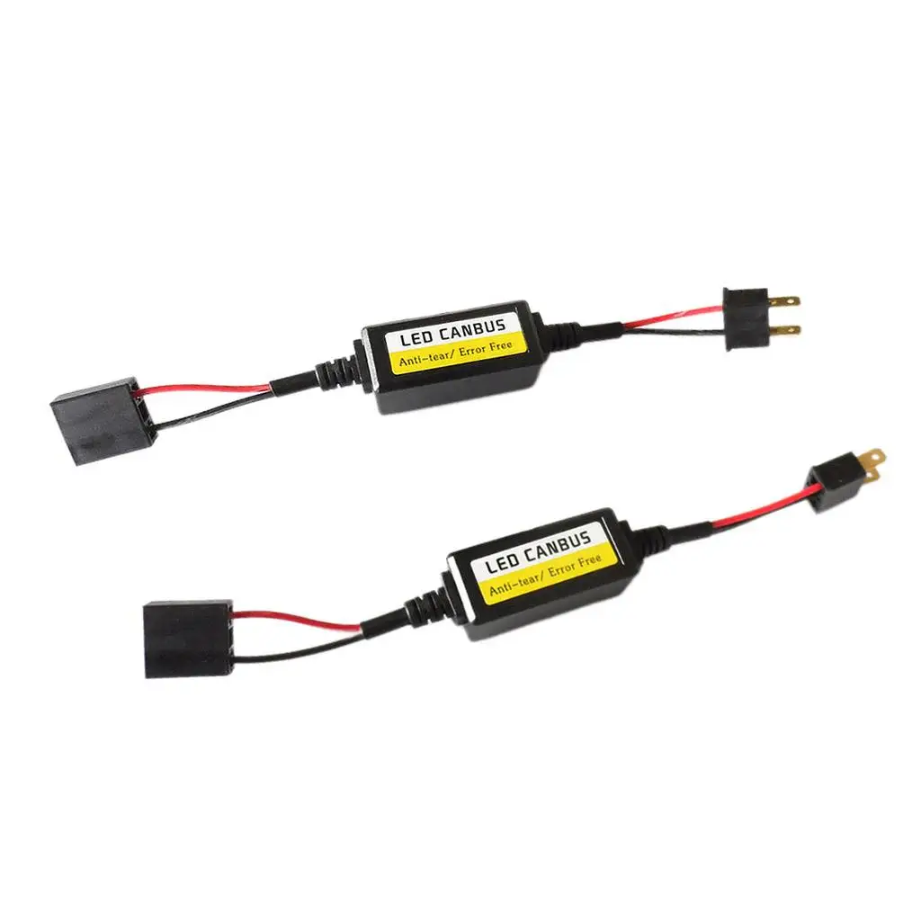 

LED Headlight Harness Anti Flicker Decoder Plug and Play Adapter for Car Fog Light Conversion Kit