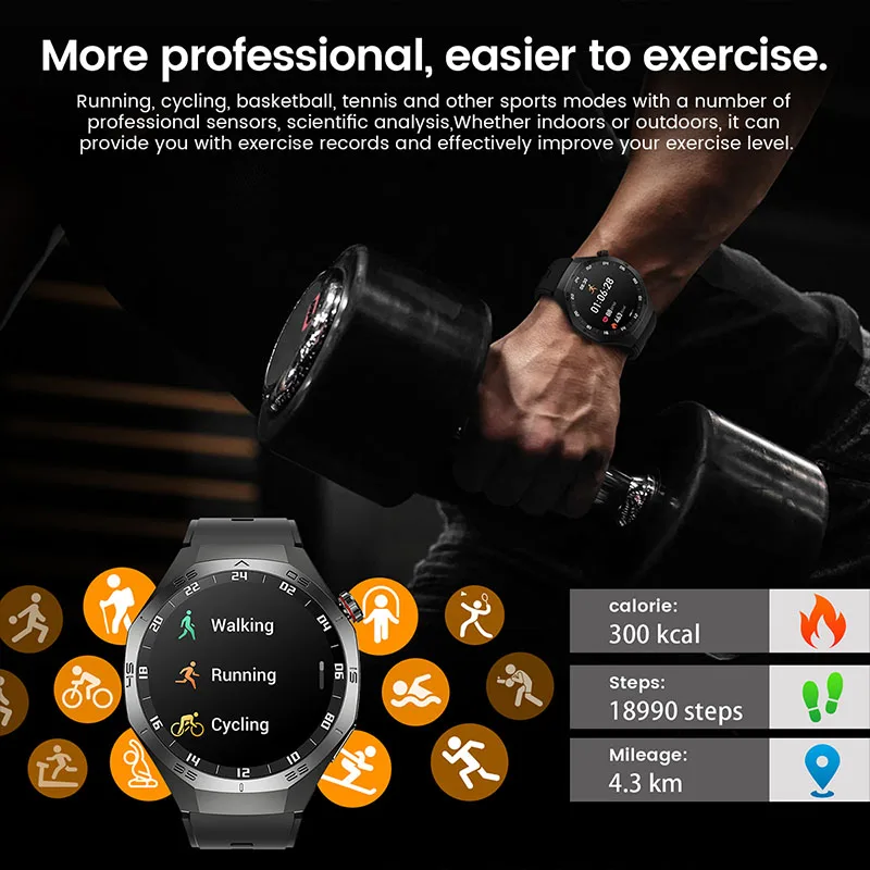 2025New WATCH 5 Pro ساعة ذكية للرجال NFC GPS المقتفي AMOLED HD شاشة معدل ضربات القلب بلوتوث دعوة الرياضة ساعة ذكية لنظام أندرويد ios