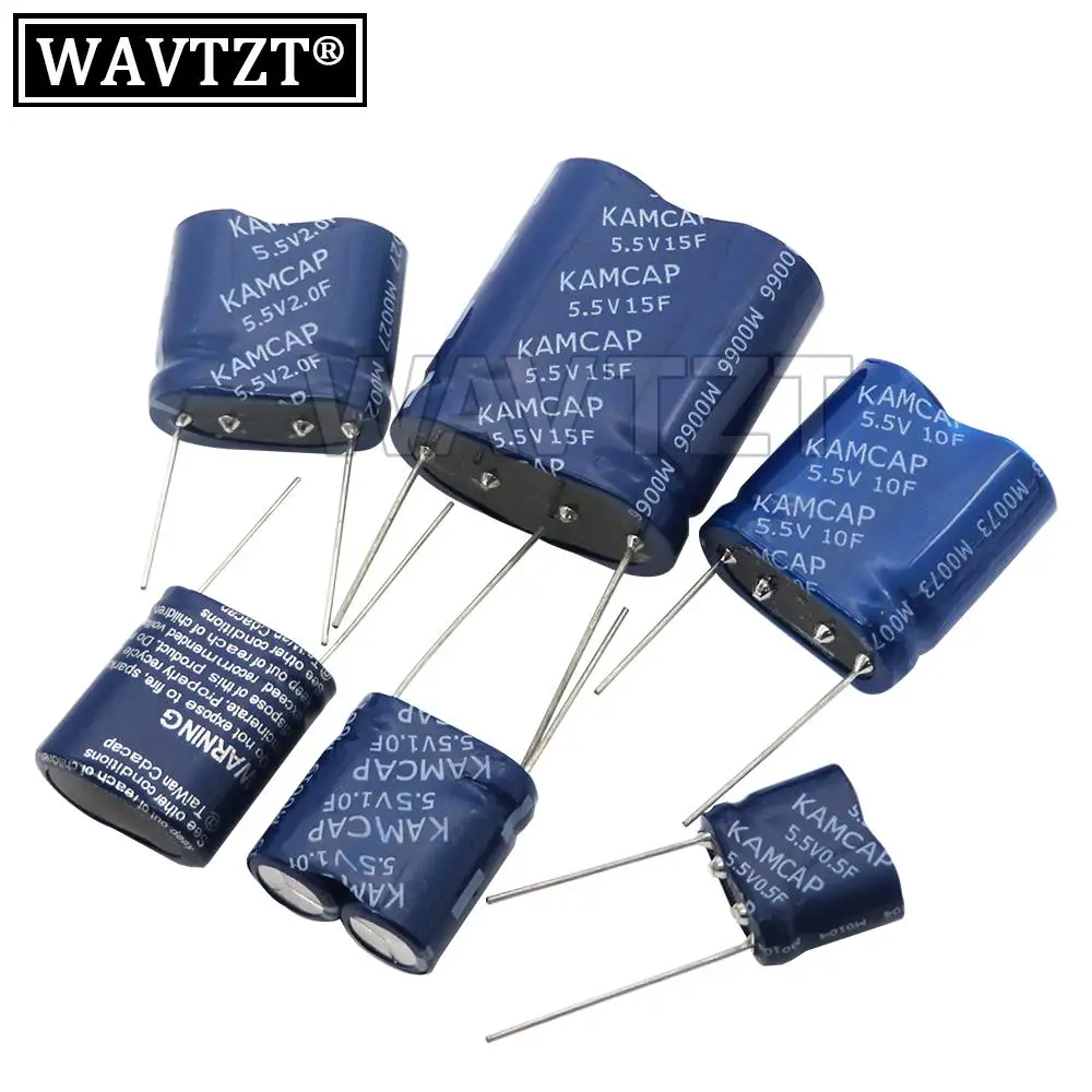 1PCS Ibuw 5.5V Super Capacitor Farad Capacitor Combination Type 0.5F/1F/2F/3.5F/4F/5F/7.5F/10F/15F IGMOPNRQ