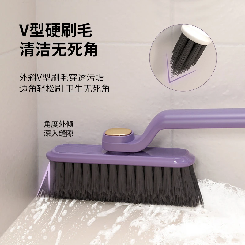 Multi-functional No Dead Angle Gap Brush Bathroom Toilet Brush Wall Gap Cleaning Brush