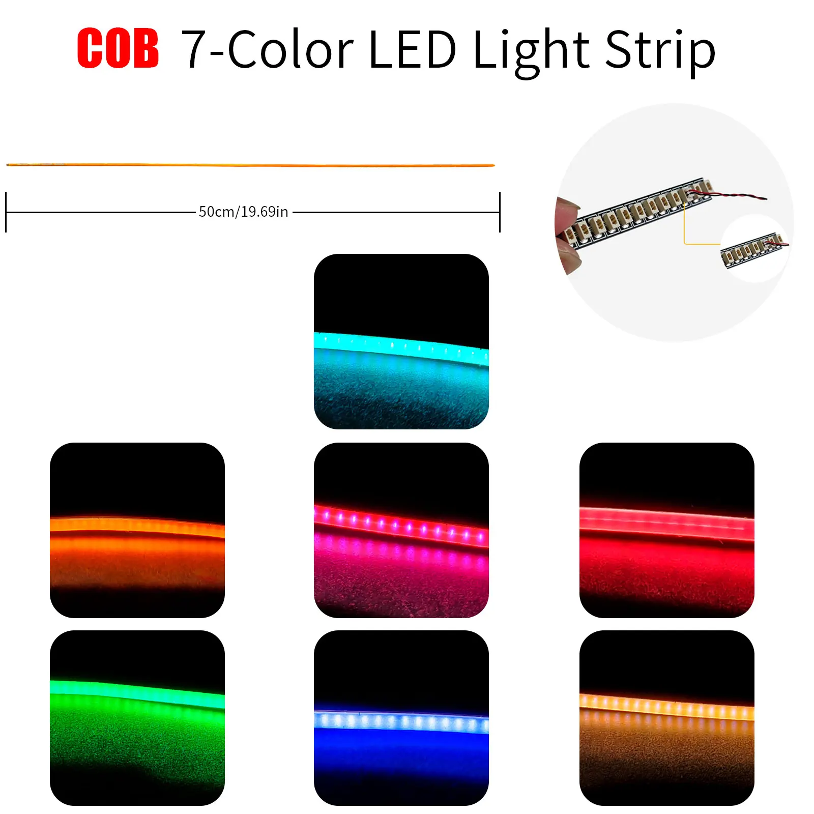 1pcs LED Light Strip with Adhesive Back, Compatible with Lego Building Block Models, DIY building blocks lighting accessories - view 3