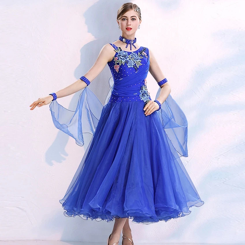 

Ballroom Dress Standard Dance Dresses For Women Competition Costume Foxtrot Dress Tango Costumes Plus Size Skirts