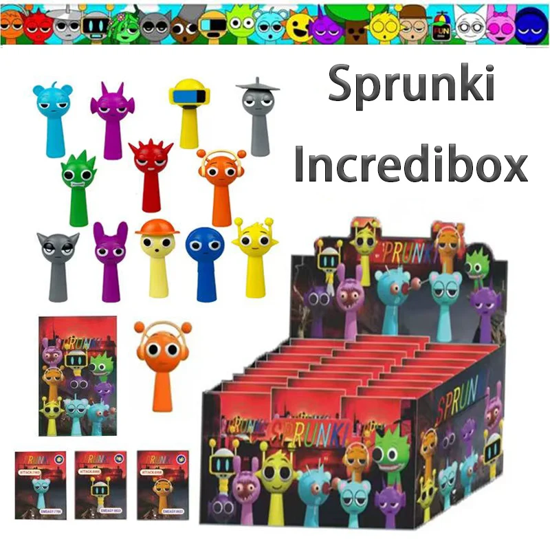 Action Figures Mystery Box, Incredibox Sprunki Mystery Box Christmas Surprise Gift Good Gift Items (24 Pack)