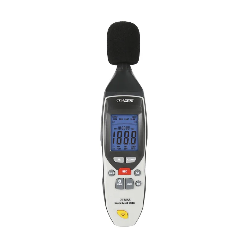 DT-855 Handheld Portable High-precision Noise Detector, Sound Level Meter, Sound Volume Decibel Test Recorder