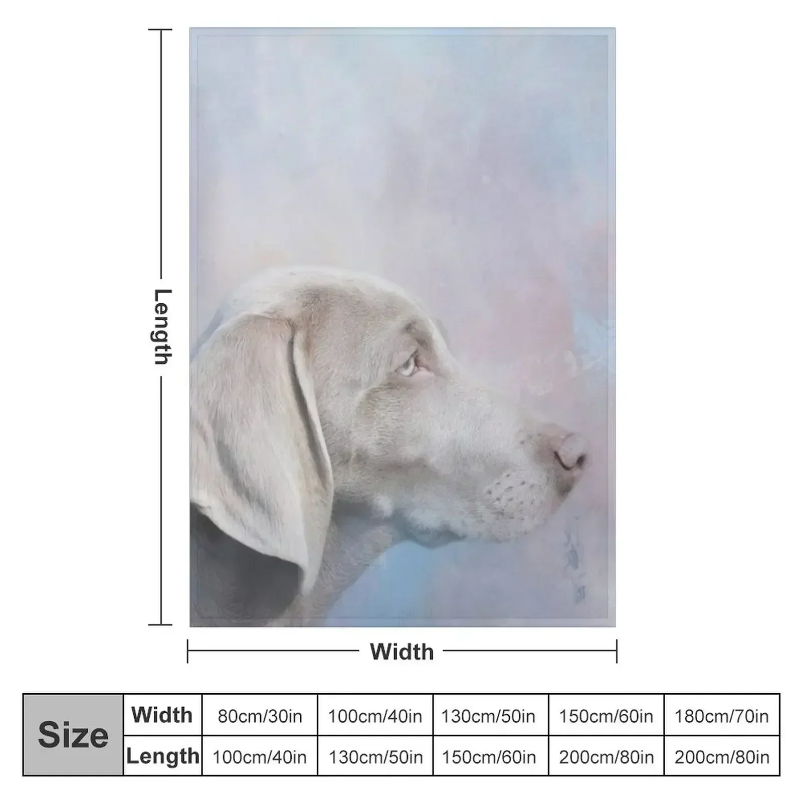 Cute Weimaraner Dog Throw Blanket manga bed plaid Blankets