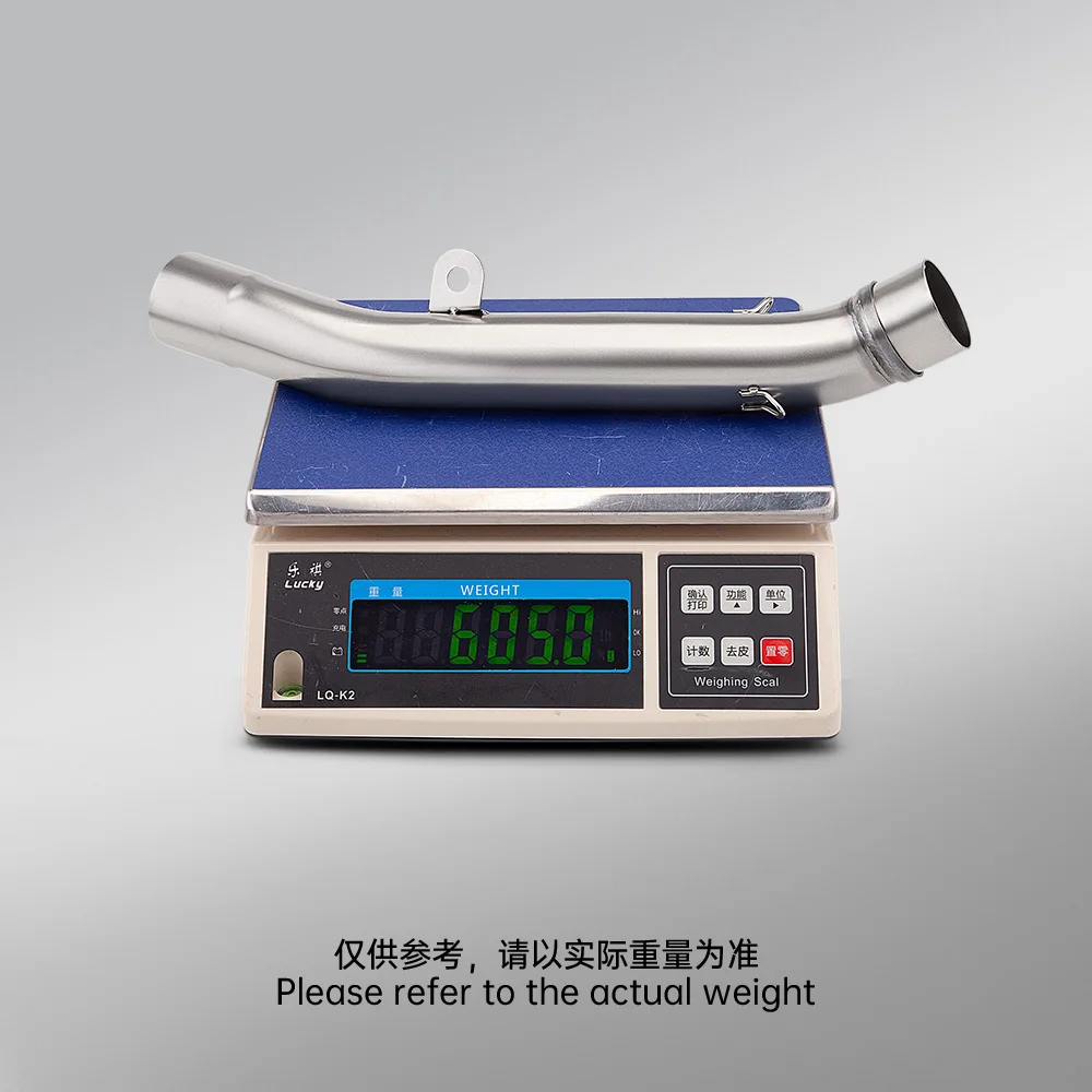 For Z800 2013-2016 Performance Motorcycle Exhaust System Stainless Steel Mid Pipe 51mm Universal Slip On Tail Muffler