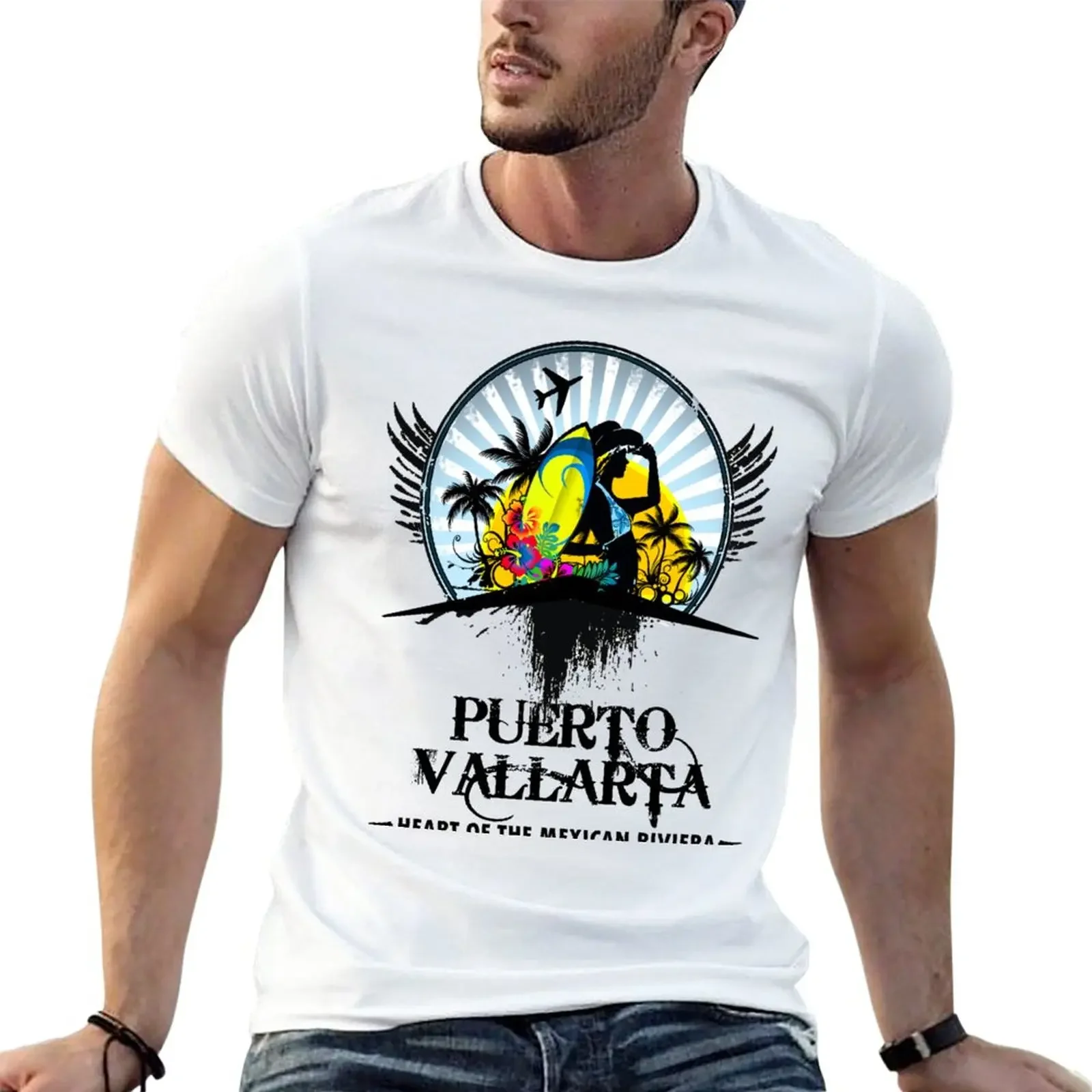 Puerto Vallarta Mexico T-Shirt Aesthetic clothing tops tshirts for men