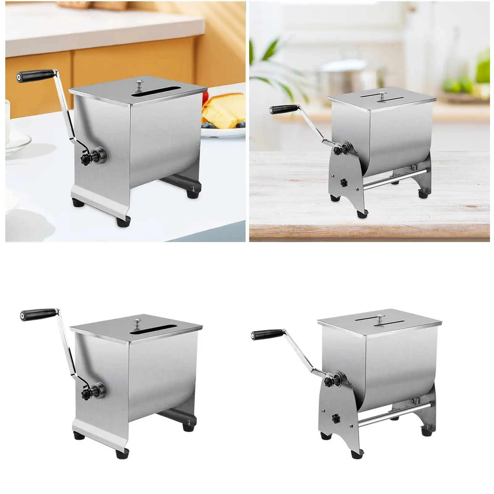 

Ручной миксер для мяса, прочная кухонная утварь 10 л для коммерческого использования, кухонная рыба