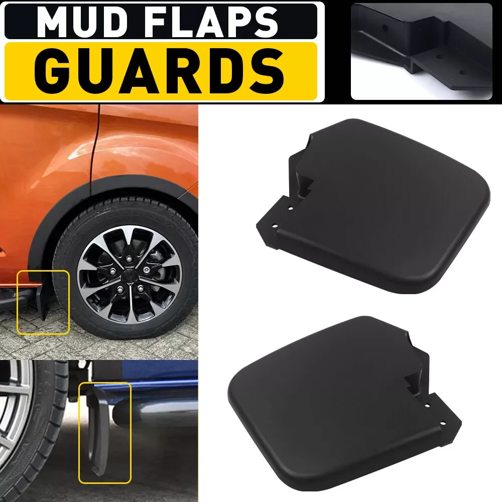 

4PCS Car Tire Front Rear Mudflaps Guards Set Fit For Ford Transit Custom 2012 Dirt Proof Splash Guard Car Accessory 1915641