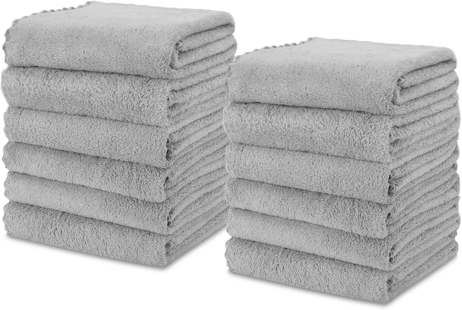 

Kitchen Cloth Dish Towels, 13x28 Inches Premium Dishcloths, Super Absorbent Coral Velvet Microfiber