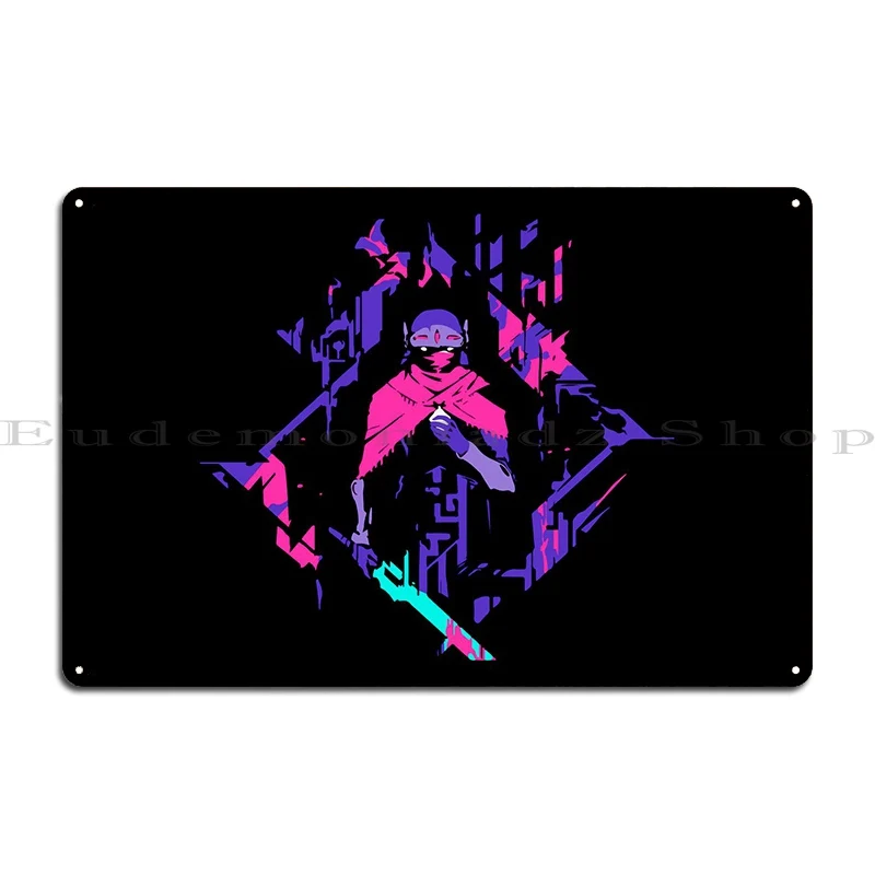 Hyper Light Drifter Metal Plaque Bar Club Designer Plaques Sign Tin Sign Poster