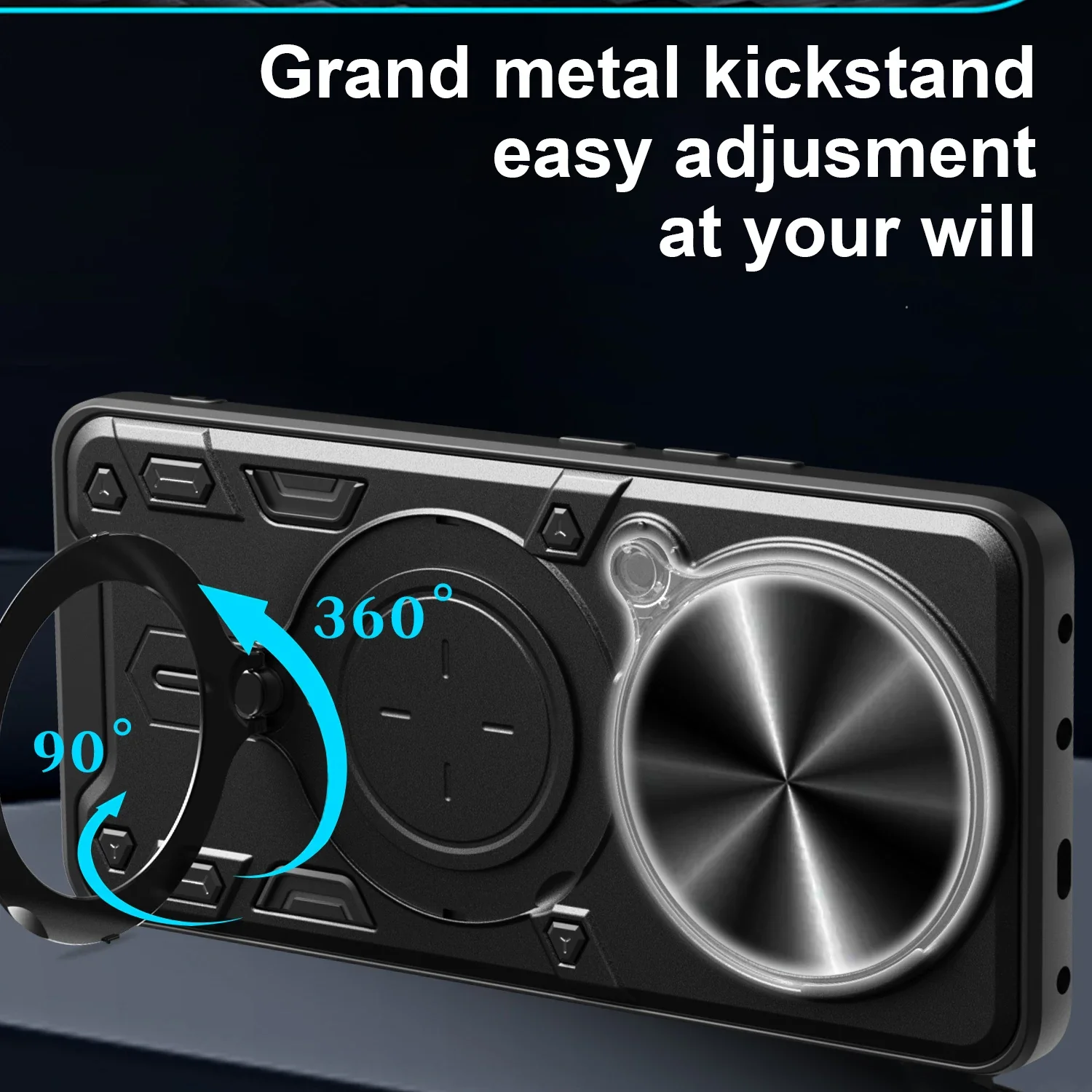 Slide câmera funda para realme 14 pro plus caso armadura suporte magnético capa de proteção para realme 14 pro 5g à prova de choque telefone capa