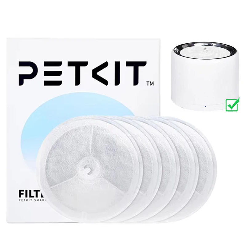 

Усовершенствованные фильтры 3.0 для фонтанчиков для животных PETKIT Eversweet 2S/3/3 Pro, Eversweet Solo/Solo SE и CYBERTAIL (сменные)