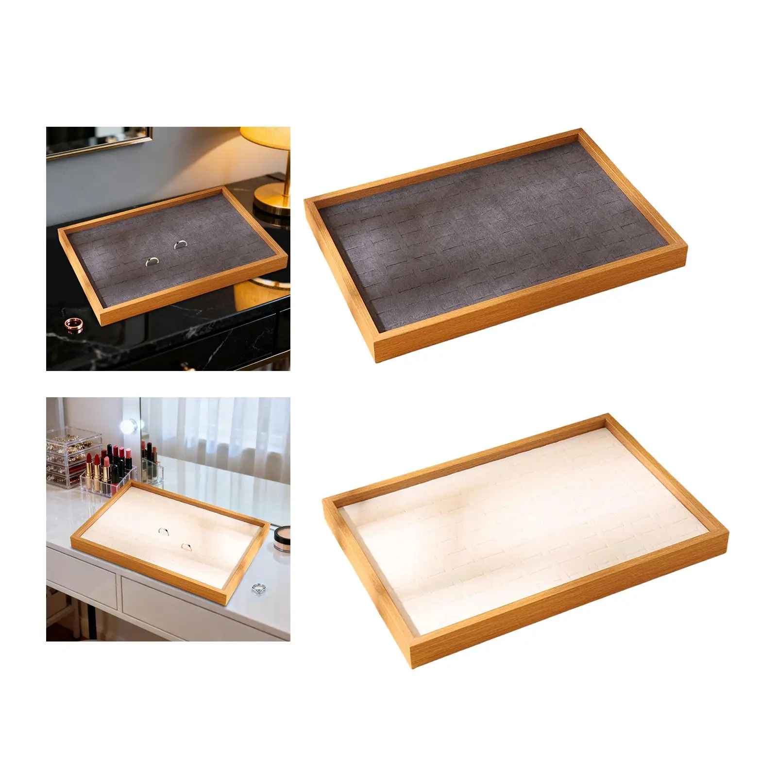 보석 디스플레이 트레이 휴대용 반지 100개 보관 선물 다용도 장식품 엄마용