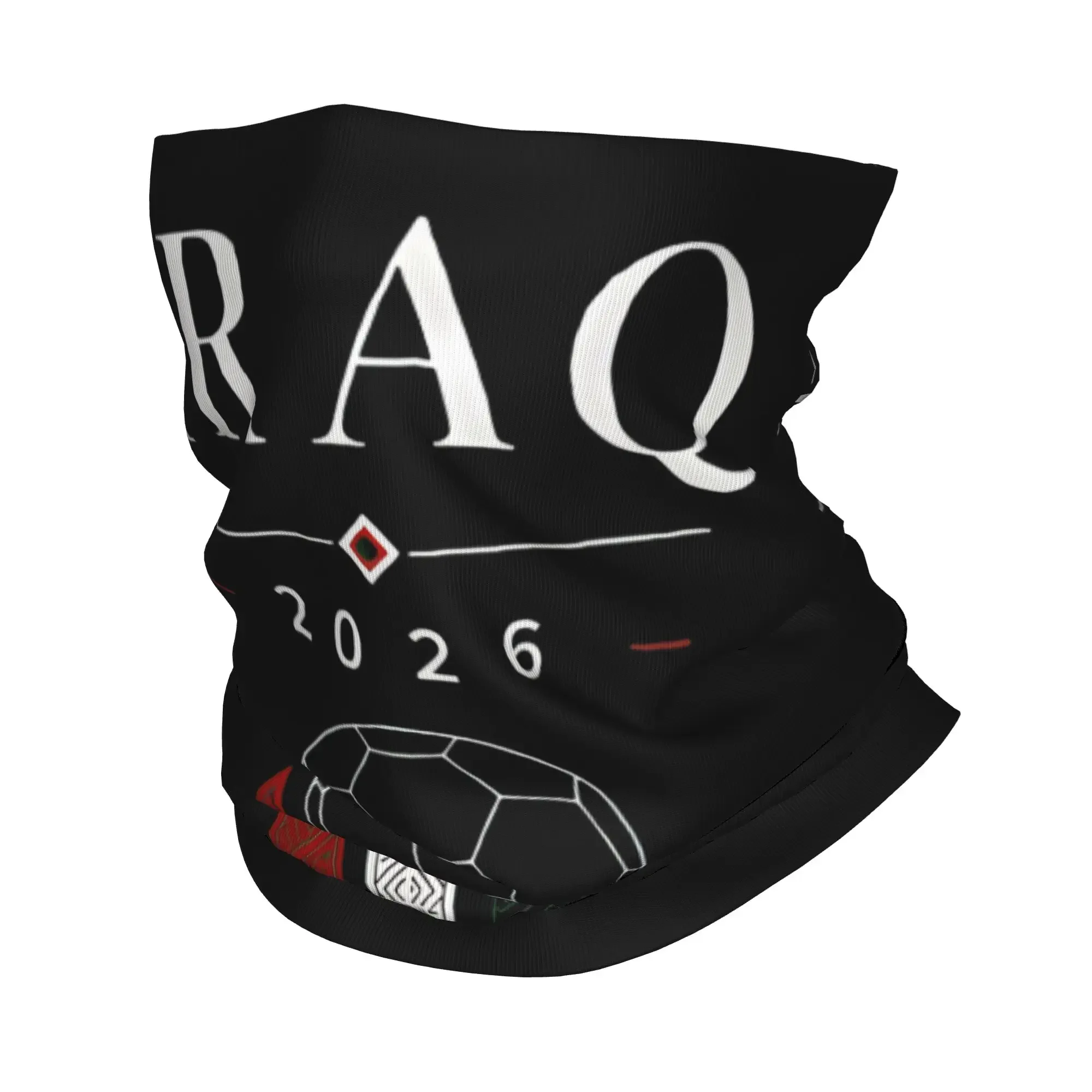 New IRAQ Football Flag Proud Bandana Neck Gaiter Printed Souvenir Country Balaclavas Mask Scarf Multi-use Headband Unisex Adult