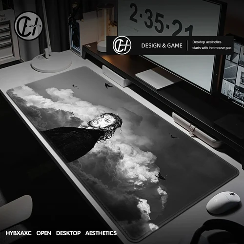 Alfombrilla de ratón de Manga Vagabond, alfombrilla grande para juegos, ordenador, teclado de PC, alfombrilla de ratón