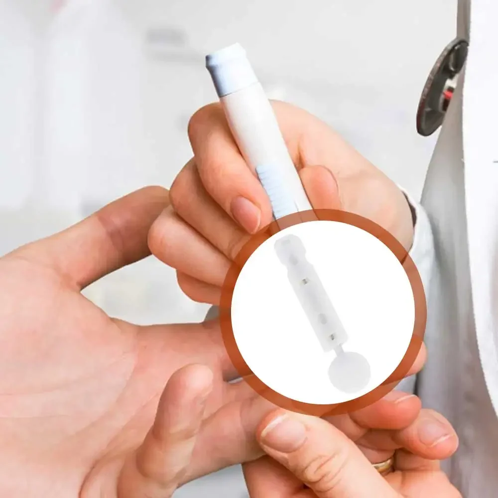 50Pcs Sterile Lancets Kit for 28G Pen Glucose Meter Disposable Needles Measuring Blood Sugar Level Medical Diabetes Accessories