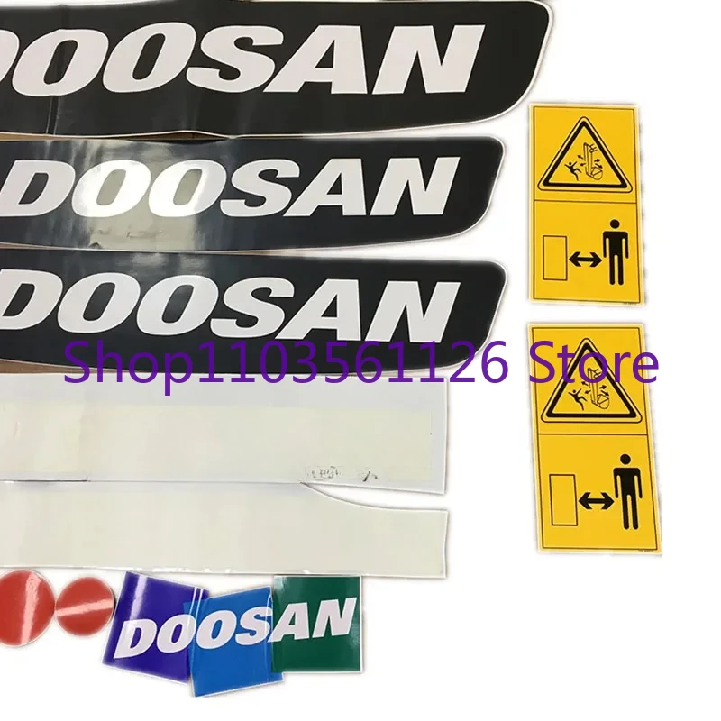 excavator Doosan DX60 75 80 150 260 300 350 380 whole car sticker