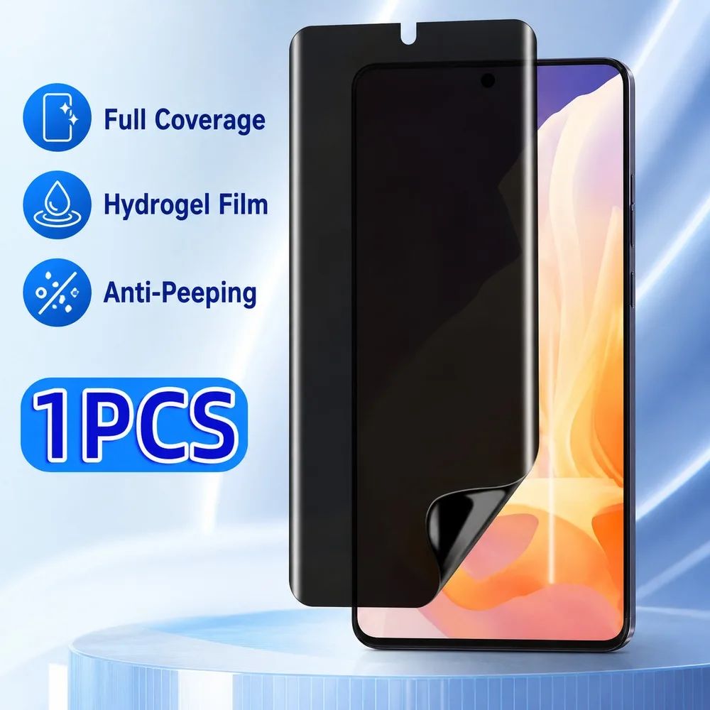 Privacy Hydrogel Film For Samsung Galaxy S26 Ultra S26+ S26 Anti Spy Screen Protector For Samsung Galaxy S26 FE S25 Ultra S25
