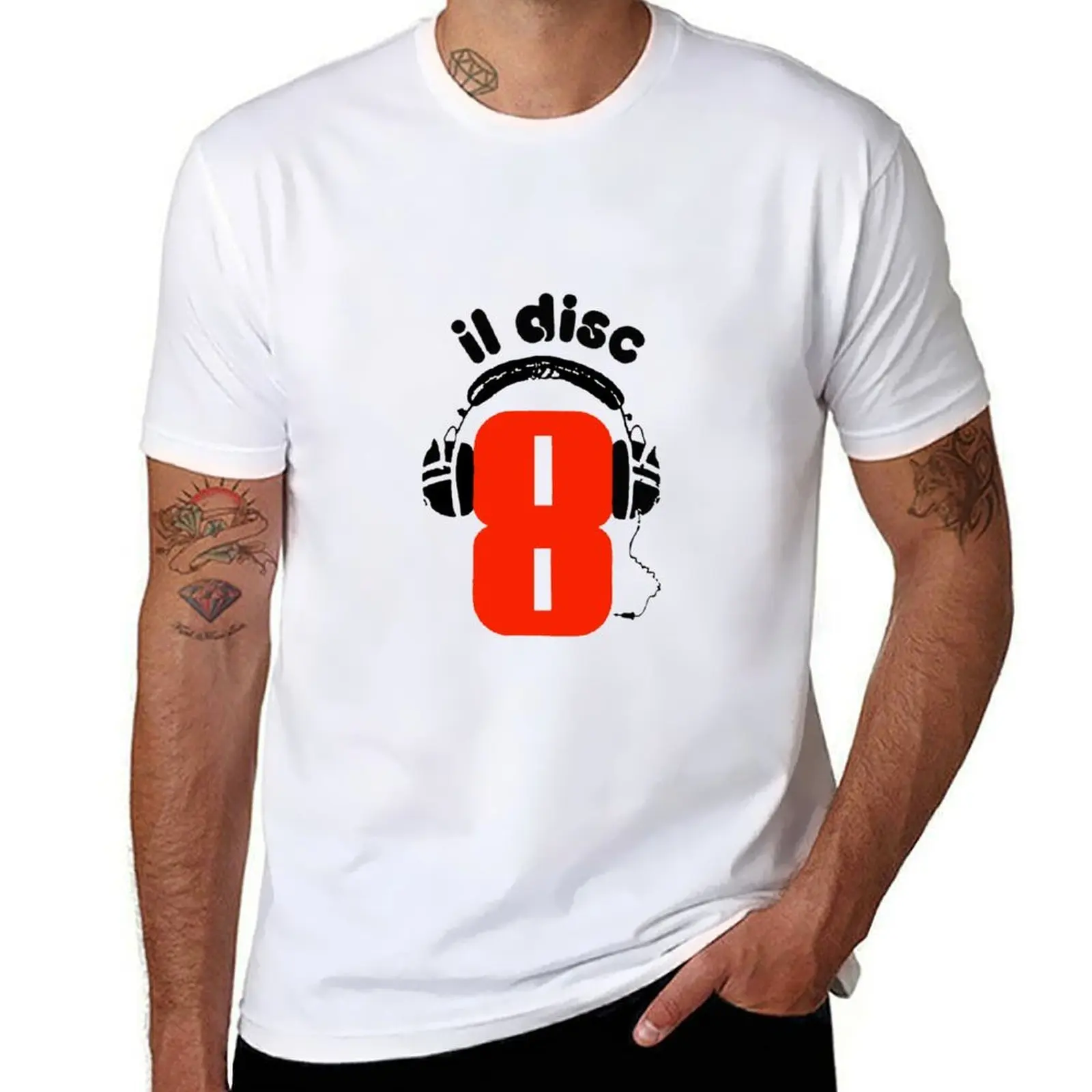 shirts Il shirt graphic Italo 100 t for shirt t Disc8 man percent T-Shirt Disco mens man summer t cotton