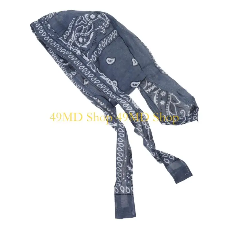 49MD Multifunctional Headwear Pirate Bandana Cap for Sun Shielding Cycling Hiking Running Easy Wear as Hat or Scarf