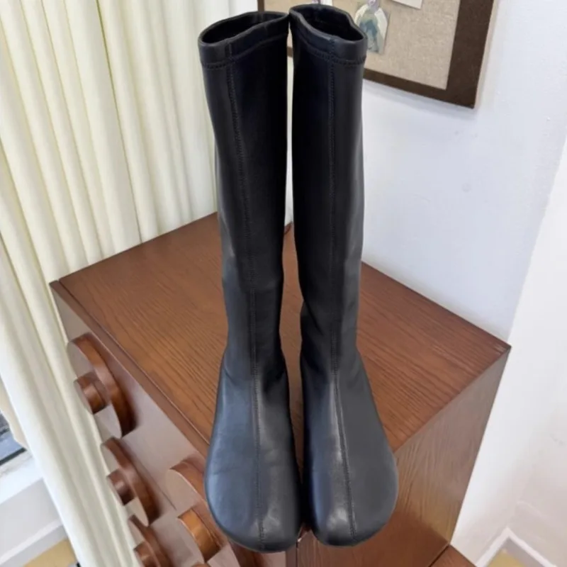 2025 الشتاء موضة جولة تو مصمم الأحذية النسائية في الهواء الطلق مكتب التسوق السيدات أحذية كاجوال أنيقة أحذية عالية الحفلات Zapatos #5