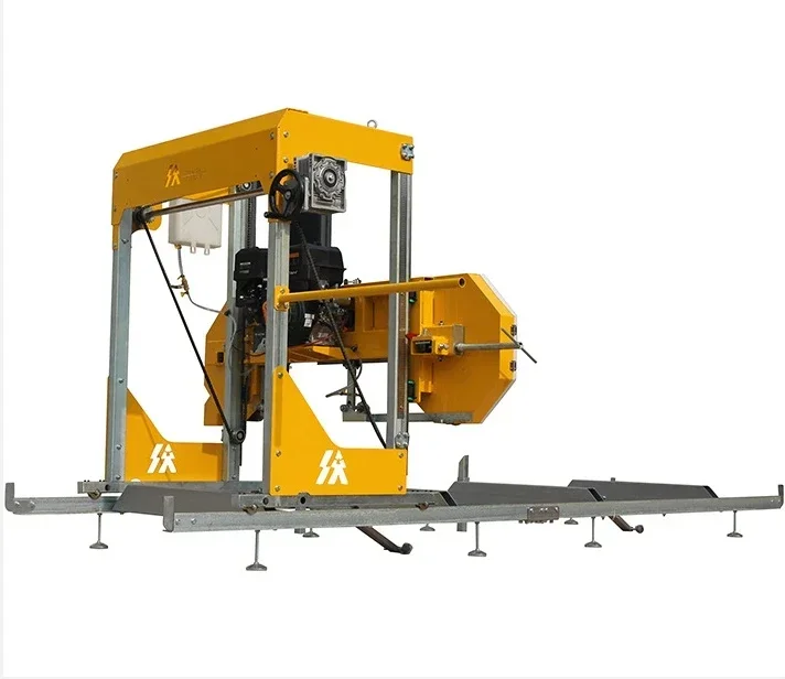 Automatic Mini Small Portable Industrial Electric Diesel Gasoline  Wood Bandsaw Horizontal  Mobile Log Band Hardwood Saw