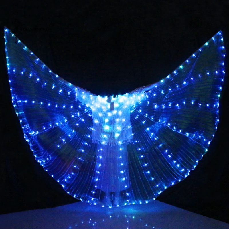 New Hot-selling Led Isis Wings Nice Dance Accessory Led Wings Sexy Stage Show Props Wings 5 Colors Available