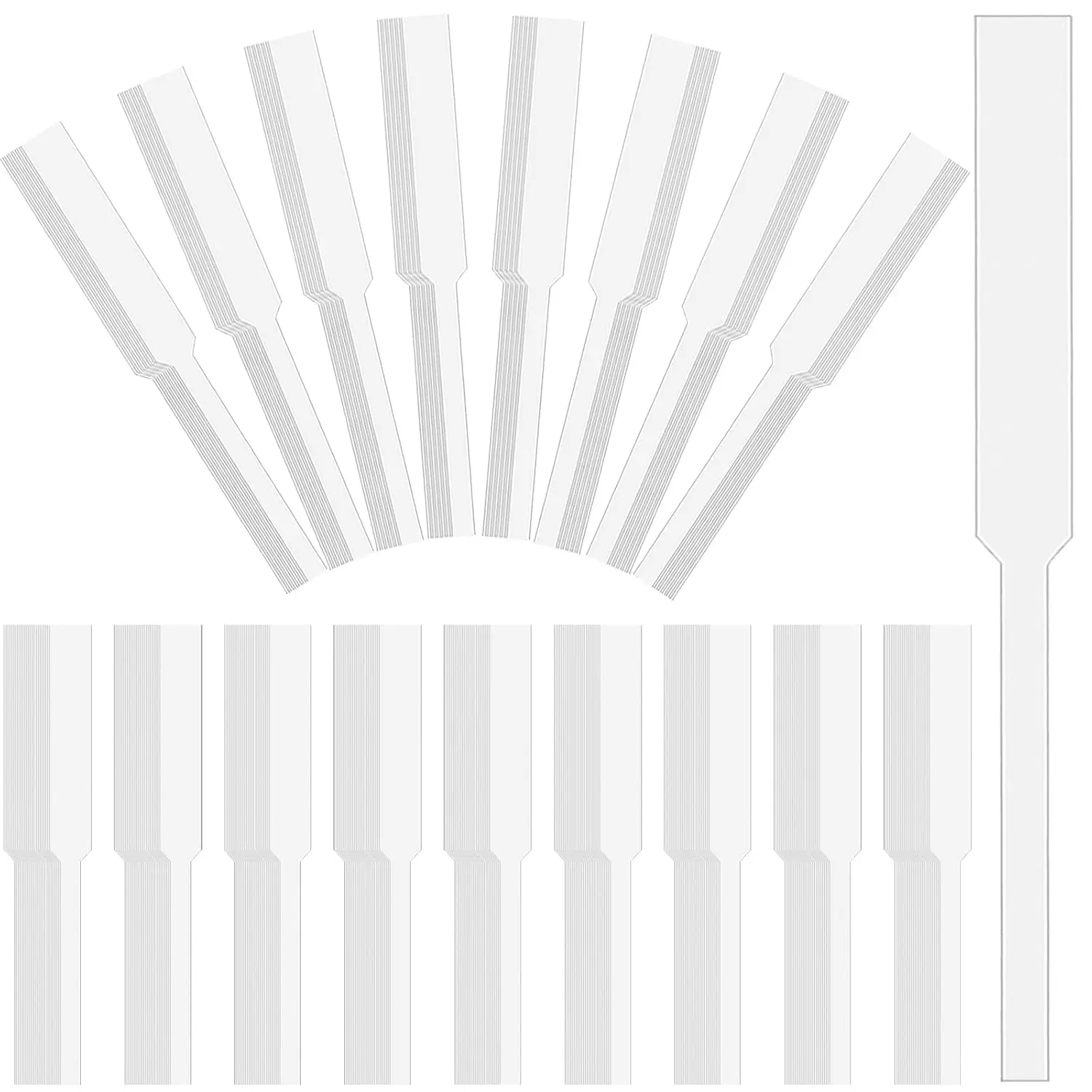 200Pcs Disposable Perfume Test Strips,Fragrance Tester Strips Fragrance Blotter Strips Scented Cards Essential Oil Diffuser Strip,Used to Test Fragrance of Perfume Essential Oil(White)