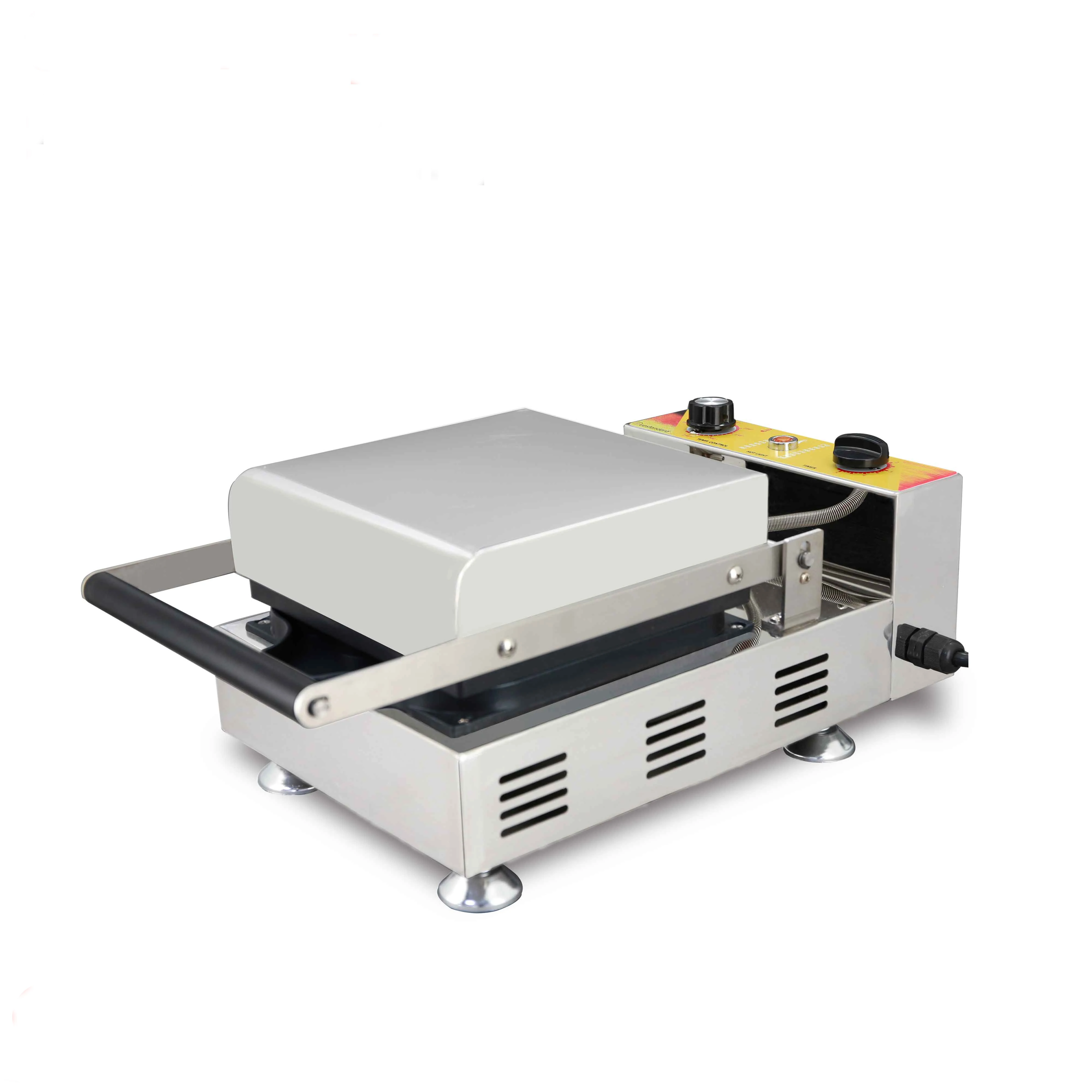 وجبات خفيفة تجارية رخيصة غير لاصقة، فطيرة صغيرة للإفطار، ماكينة صنع فريد من نوعها على شكل حبوب القهوة، ماكينة صنع فطيرة الكريب