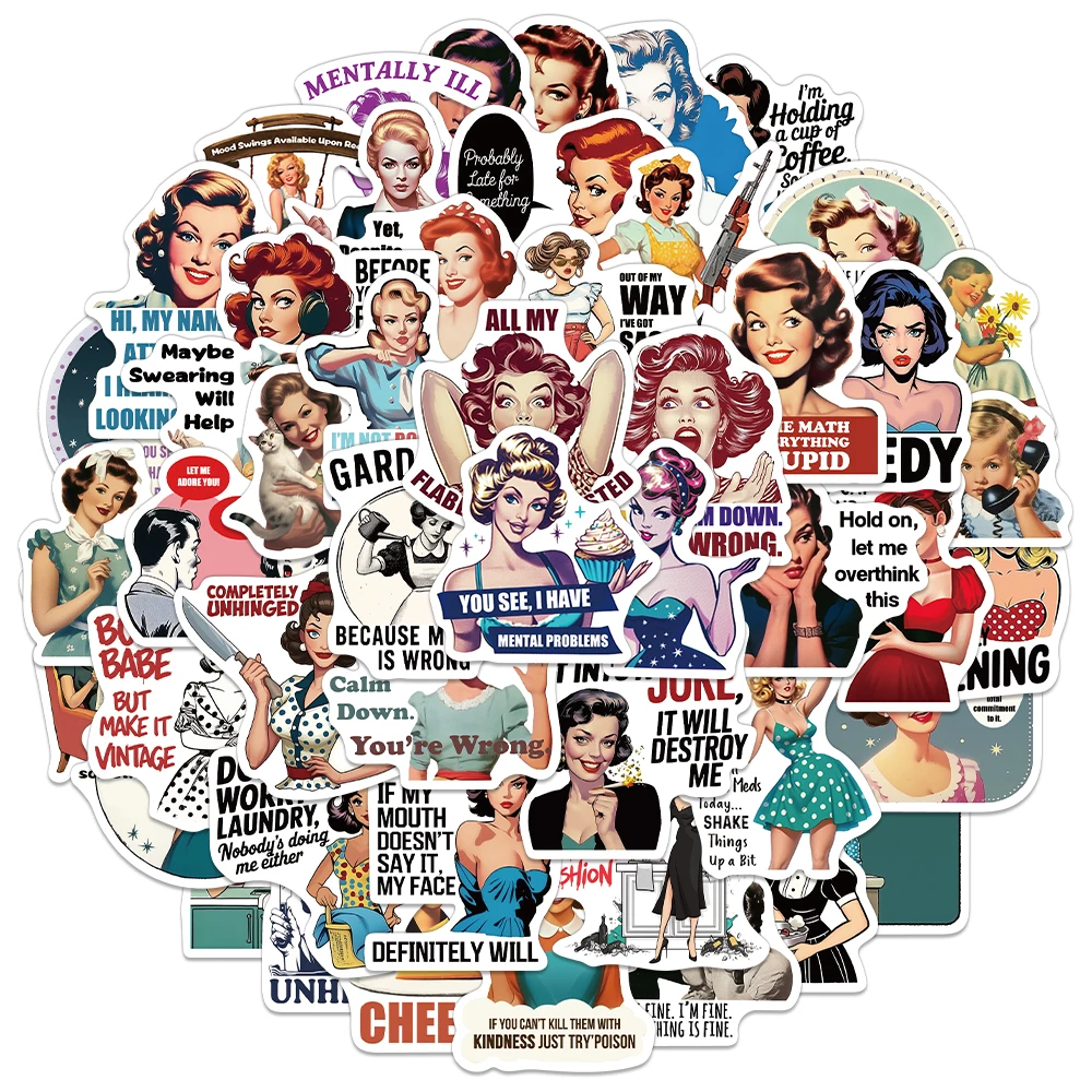 

50 шт. креативных вдохновляющих наклеек для самостоятельного оформления чехлов для телефонов, стаканов, персонализированных блокнотов, декоративных материалов