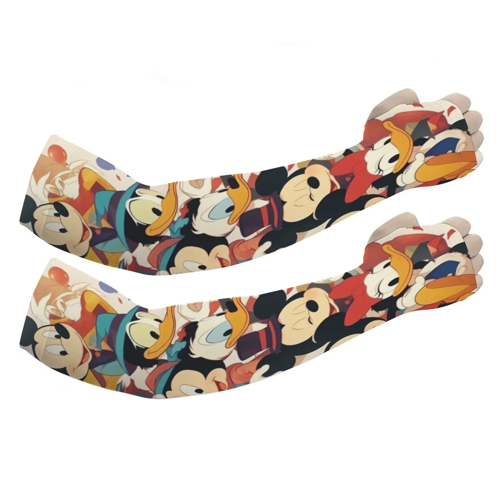 Colorful Whimsical Adorable Disney Mickey Mouse Ice Sleeves – High-Quality,Sun - Protective,Breathable & Stylish for Joyful Days
