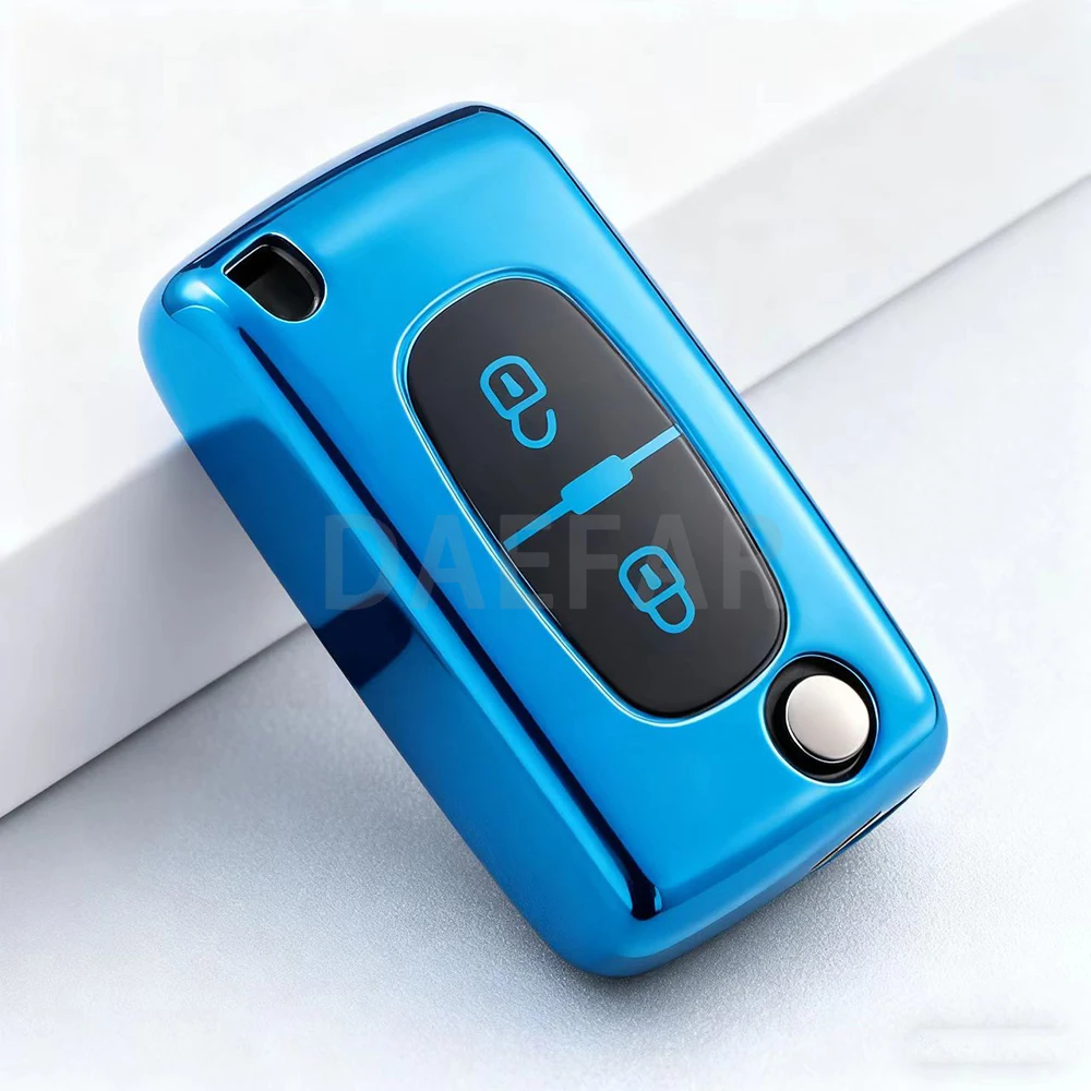 2 3 أزرار بولي TPU سيارة مفتاح بعيد غطاء لبيجو 107 207 307 308 407 607 206 4007 3008 5008 لسيتروين C2 C3 C4 C5 C6 C8