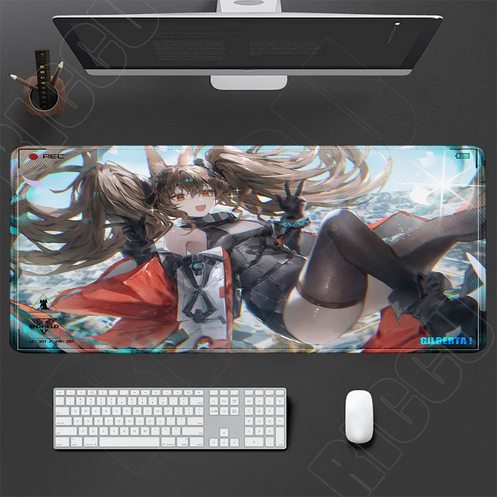 XXL HD-Druck Arknights Endfield Gilberta Game-Mauspad, rutschfeste Gummi-Gamer-Computermatten, Schreibtischunterlage, Laptop, Büro, großer Teppich – Detail 16