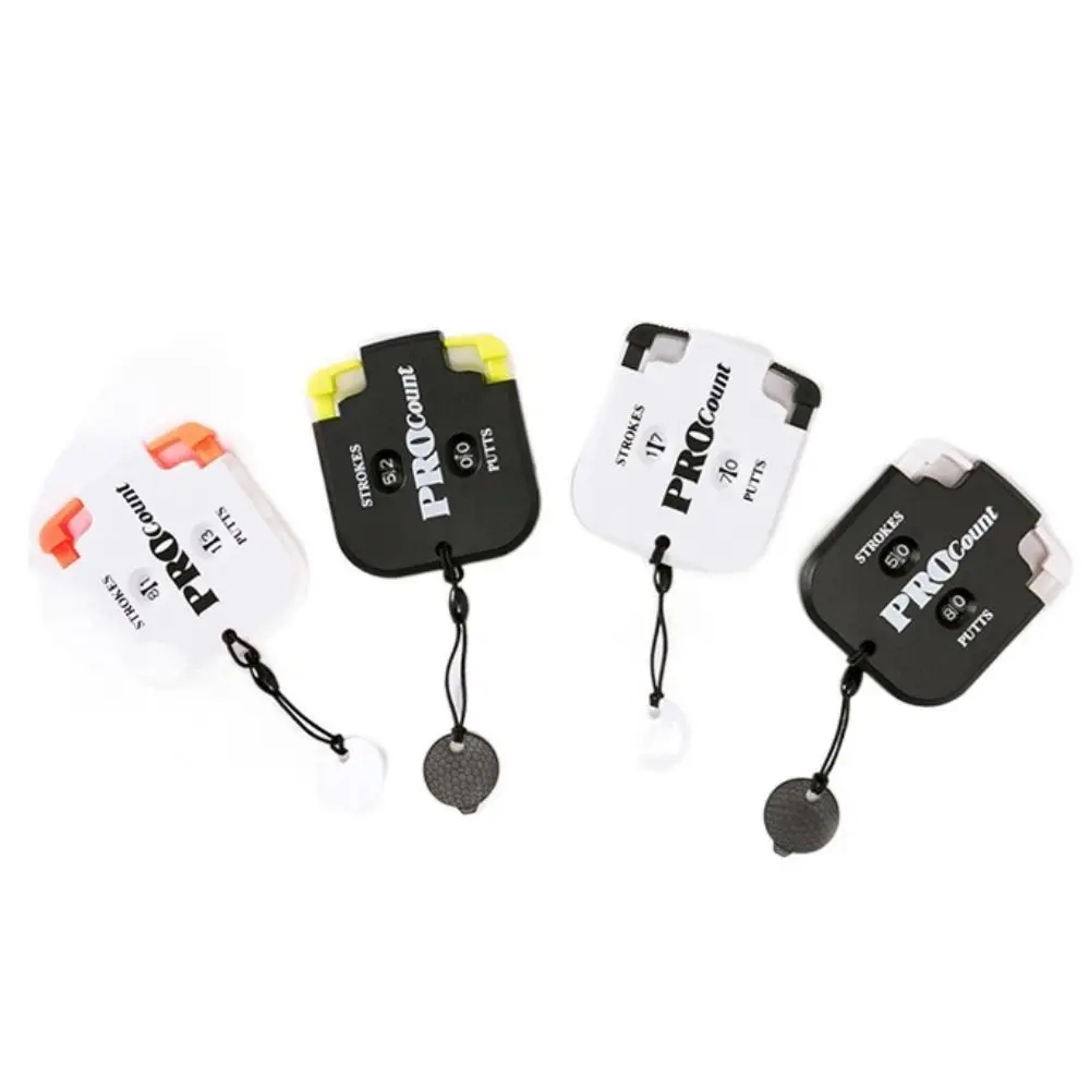 With Keyring Golf Training Aids Stroke Putt Score Counter Two Digits Scoring Keeper Golf Shot Count Golf Count With Keychain