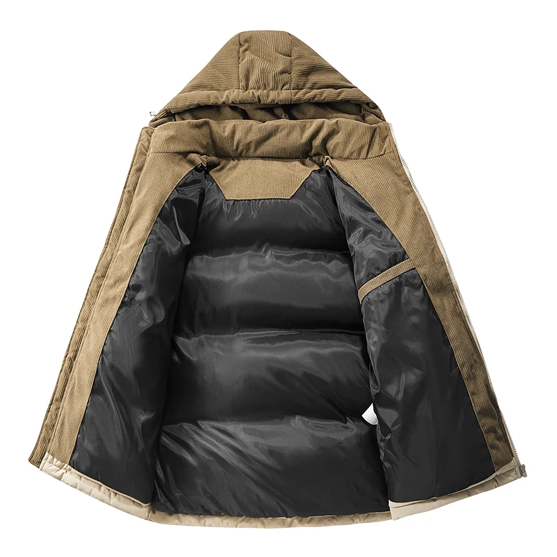 Winter Loose-fit Thickened Warm Cotton Parka Men Trendy Student Puffer Jacket Oversize Parka Korean Men's Puffer Jacket Parkas