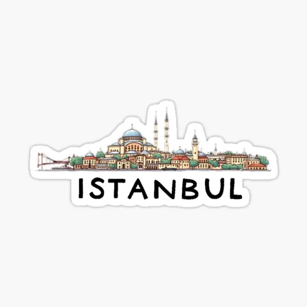 

Istanbul City Turkey Grunge Travel Stamp Car Bumper Sticker Decal
