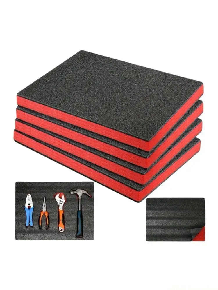 A2BE 4Pieces Shock absorbents Foam Padding Customs Cut Foam Insertsfor Case Protections