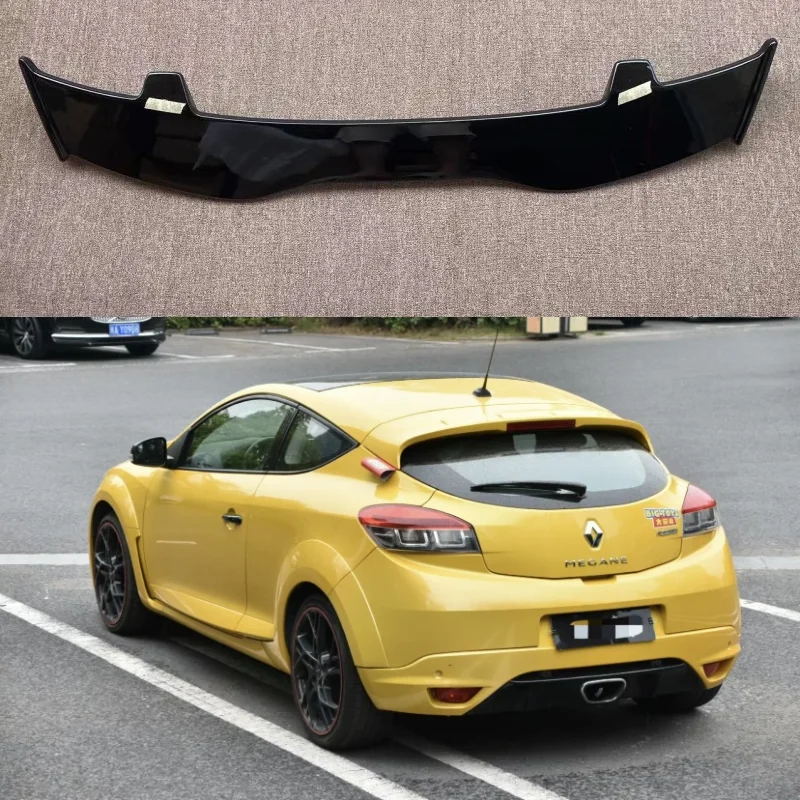 Spoiler Sayap Atap Belakang For Renault 4 MK4 Rs ABS Glossy/Aksesori Body Kit Warna Karbon Clio 4 Sport Tourer Spoiler 2013-202